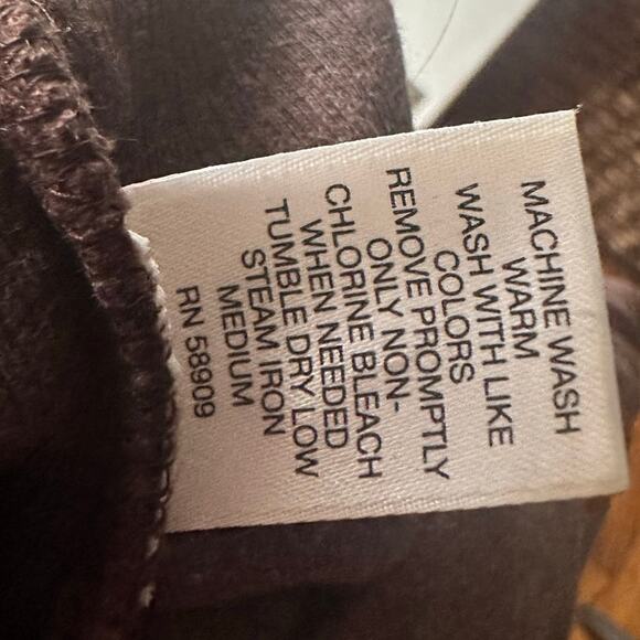 Cremieux Classic Knit Sweater w/ Suede Elbow Patches – Brown - Picture 9 of 10